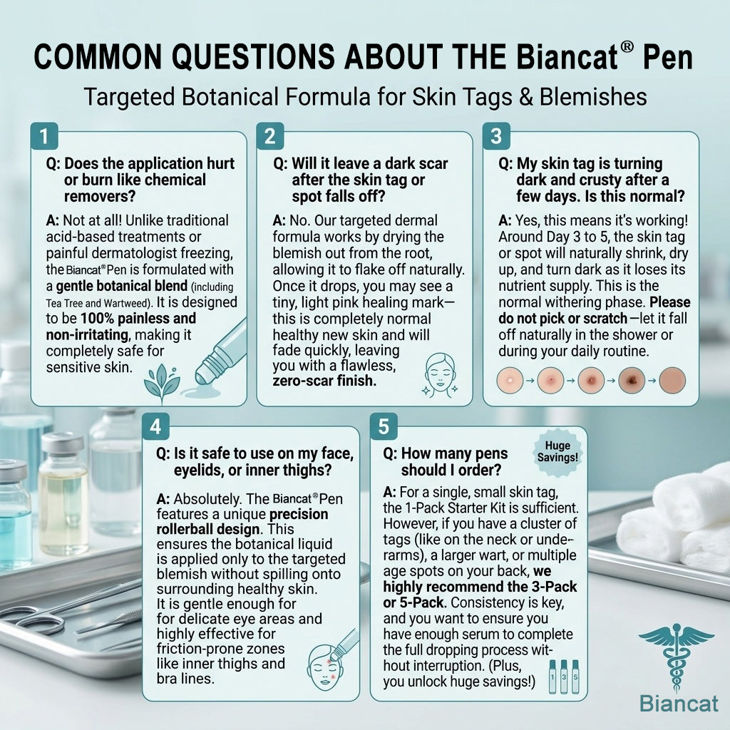 Biancat®👾𝟕-𝐃𝒂𝘆 𝐒𝗸𝐢𝐧 𝐓𝒂𝗴 & 𝐒𝐩𝙤𝐭 𝐄𝐫𝒂𝐬𝙚𝐫 Painless & Scar-Free Advanced Imperfection Removal Rollerball Pen