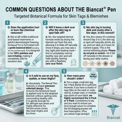 Biancat®👾𝟕-𝐃𝒂𝘆 𝐒𝗸𝐢𝐧 𝐓𝒂𝗴 & 𝐒𝐩𝙤𝐭 𝐄𝐫𝒂𝐬𝙚𝐫 Painless & Scar-Free Advanced Imperfection Removal Rollerball Pen