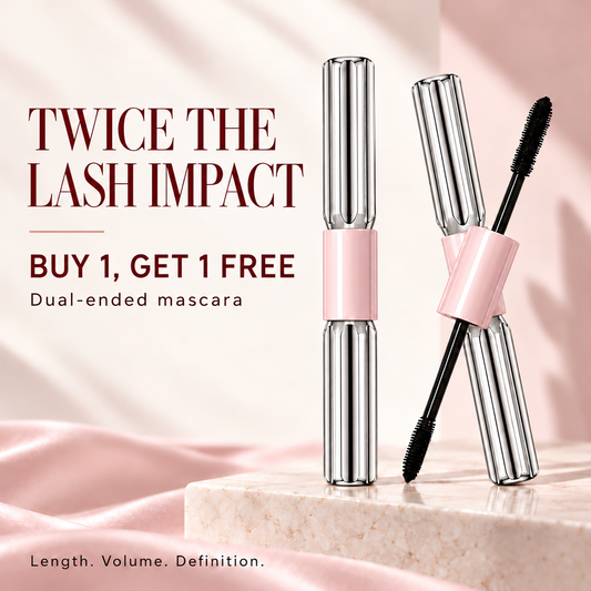 Dual-Ended 2-in-1 Glycerin-Infused Mascara