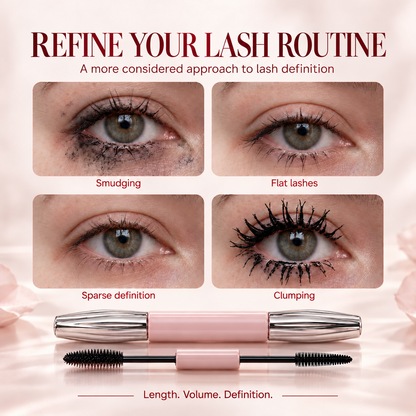 Dual-Ended 2-in-1 Glycerin-Infused Mascara