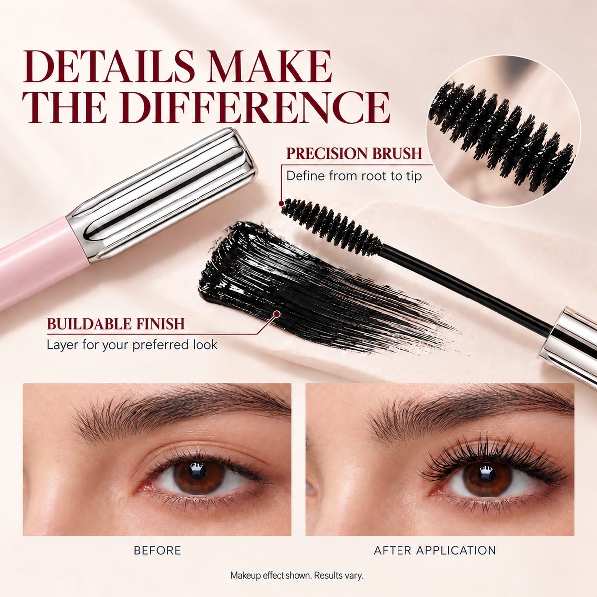 Dual-Ended 2-in-1 Glycerin-Infused Mascara
